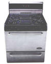 30" stainless steel gas stove