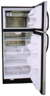 18 cu. ft. stainless steel gas refrigerators