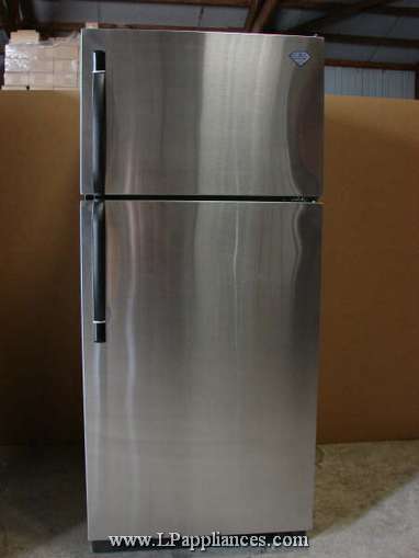 Propane refrigerator design light
