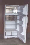 Crystal Cold 17 cu. ft. propane refrigerator interior view