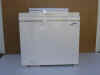 Blizzard LP propane chest freezers - back gaurd view