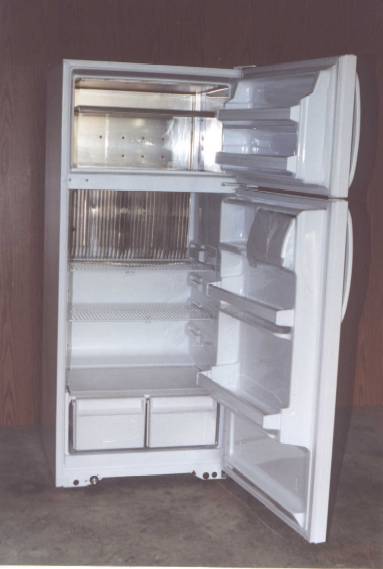 Crystal Cold Propane White Refrigerator/Freezer 21 cu ft